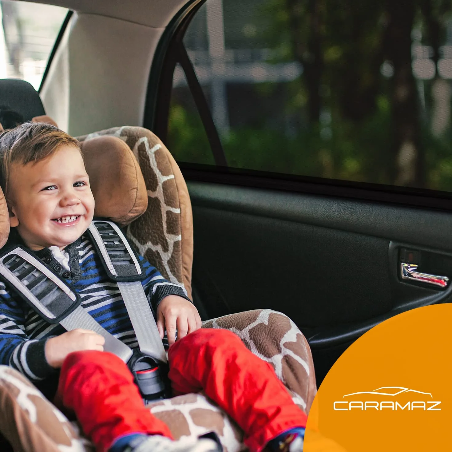 Tendine parasole auto bambini Caramaz protezione UV Set 2 sztuki Rozmiar M
