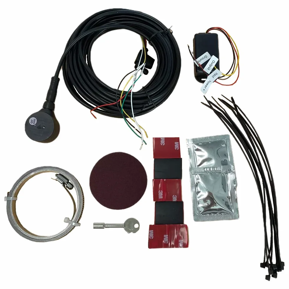 ELING - Sensore di livello del carburante ultrasonico, sistema di monitoraggio del carburante senza contatto, ohmmetro per la rilevazione del livello di carburante per auto, camion e motori diesel