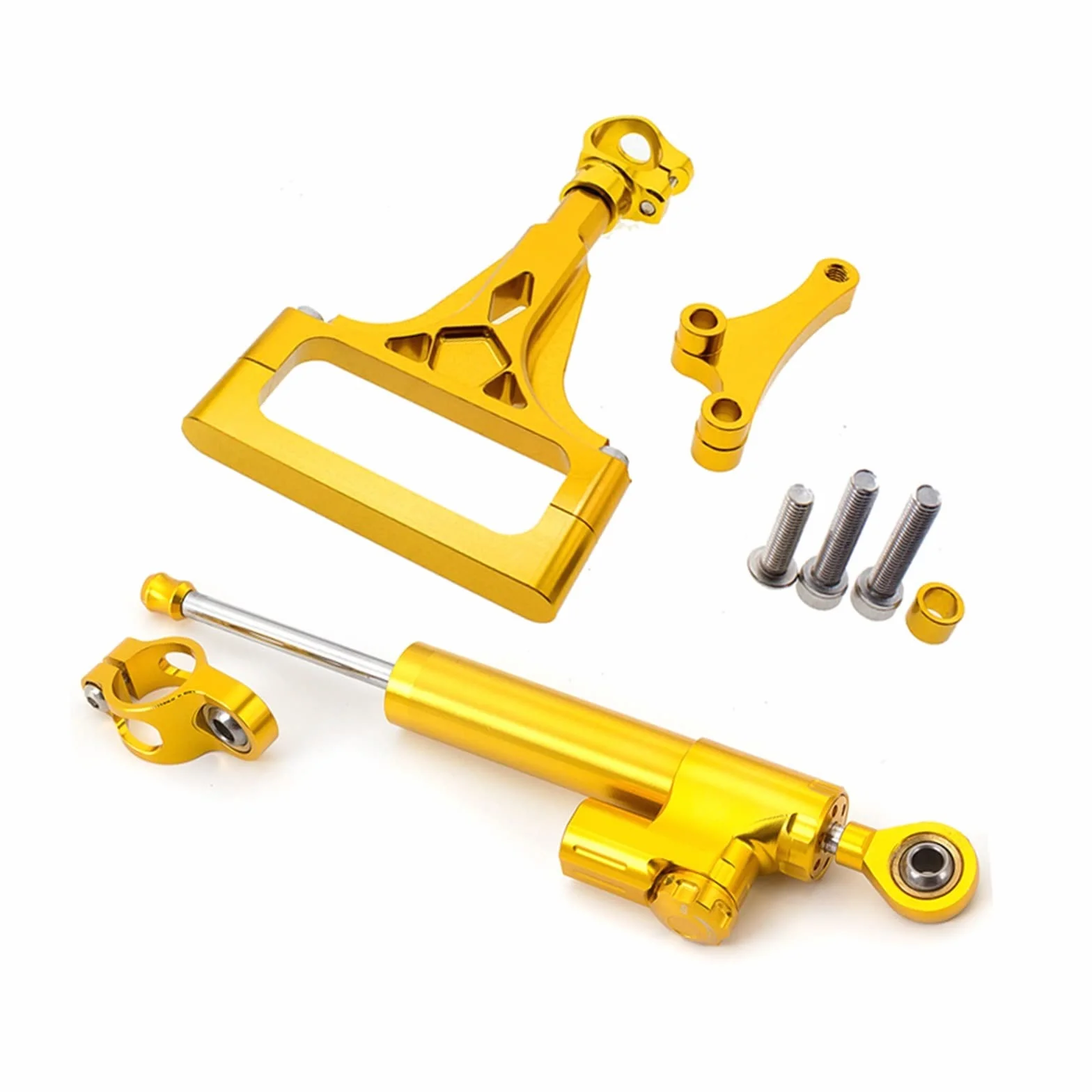 Ammortizzatore Sterzo Per Kawasaki Z750 Z750R 2003-2013 2004 2005 2006 2007 2008 2009 CNC Stabilizzatore Ammortizzatore Sterzo Staffa Controllo Sicurezza Kit Di Montaggio Stabilizzatore Sterzo ( Color