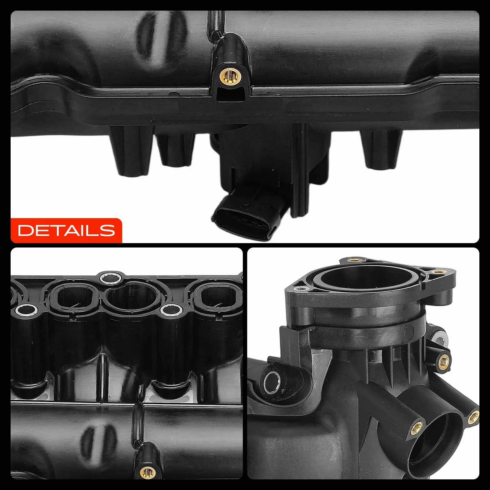Frankberg Collettore di aspirazione Compatibile con Cono 955 1.6 JTDM Combo Tour X12 1.6 CDTi Bravo II 198 1.6 D MultiJet Grande Punto 199 1.6 D MultiJet Giulietta 940 1.6 JTDM 55231272
