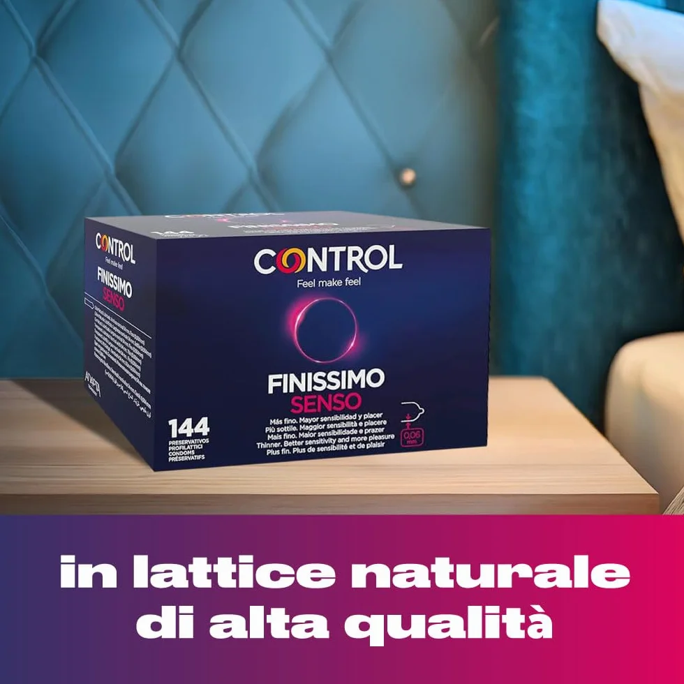 Control Finissimo Senso Preservativi Sottili 0.06 mm 144 Profilattici