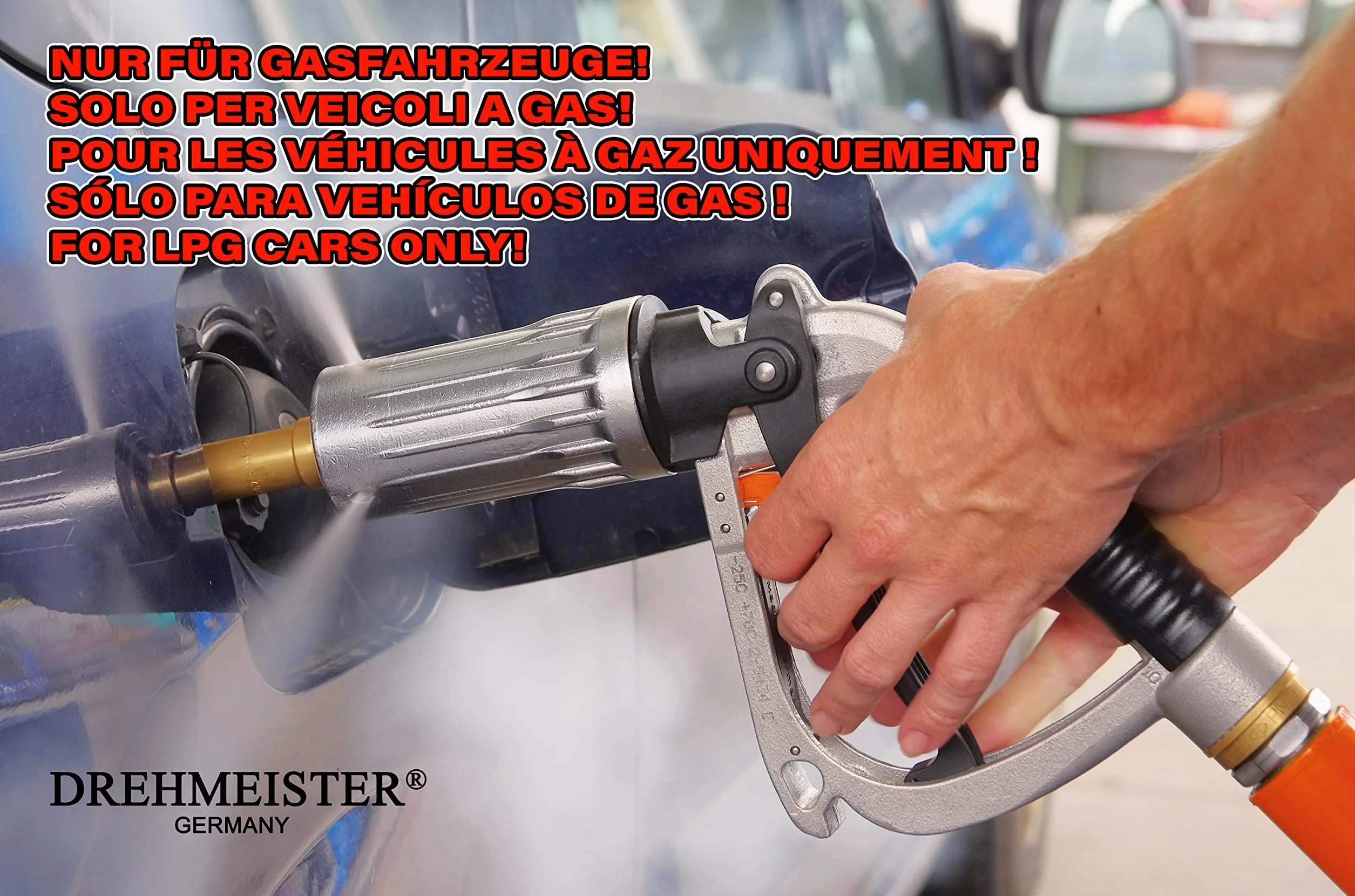 Set di adattatori GPL M10 Lungo - Adattatore Serbatoio con Custodia - Europa Autogas
