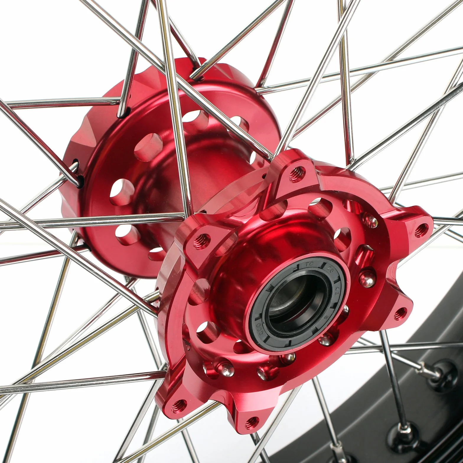 TARAZON 17" CNC Ruote Cerchi Dischi freni anteriori e posteriori con Supporto pinze per Honda CR125R CR250R 04-07 CRF250R 04-13 CRF250X 04-09 12-13 CRF450R 02-12 CRF450X 05-09 12