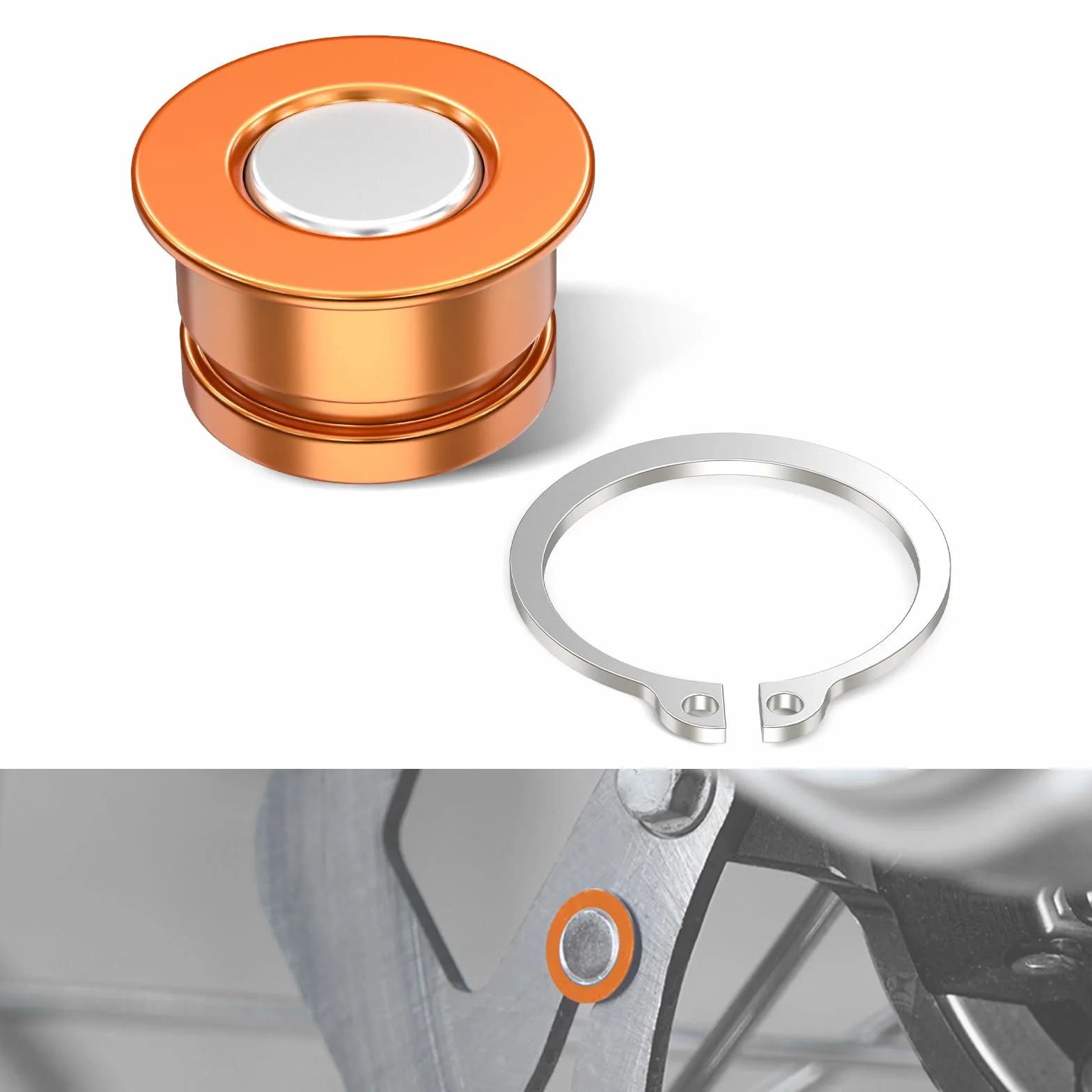 NICECNC Kit magnetico per odometro arancione Compatibile con 125-530XC/XCW/XCW TPI/XCW Six Days/XCF-W/EXC/EXC Six Days/EXC-F 2003-2023