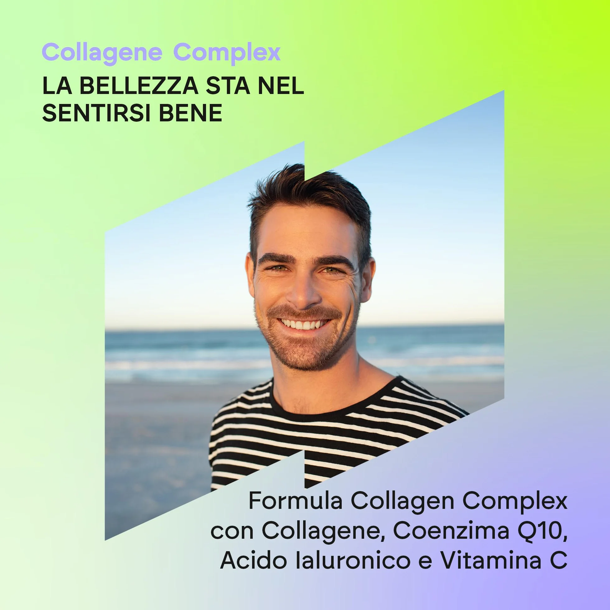 Collagene Acido Ialuronico Idrolizzato Biotina Q10 Pelle Cartilagine Vitamina C D B12 Zinco Collagen Complex 60 capsule Nutralie