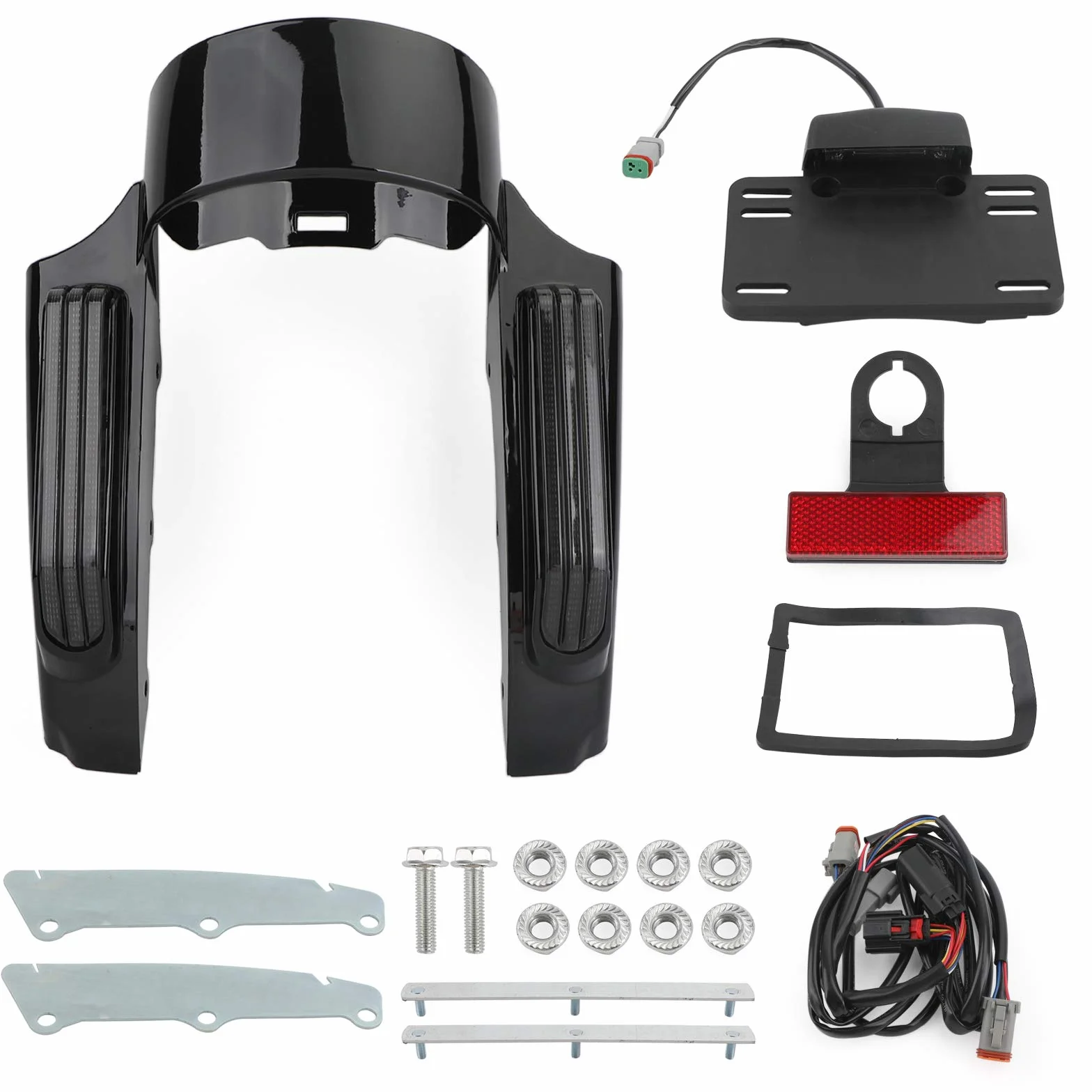 Topteng Fanale posteriore a LED per Touring-Modelle 2014, per Road King FLHR 2014-2018, per Road Glide Ultra FLTRU 2016-2018, Street Glide FL-HX 2014-2018, für Ultra Limited FLHTK 14-18