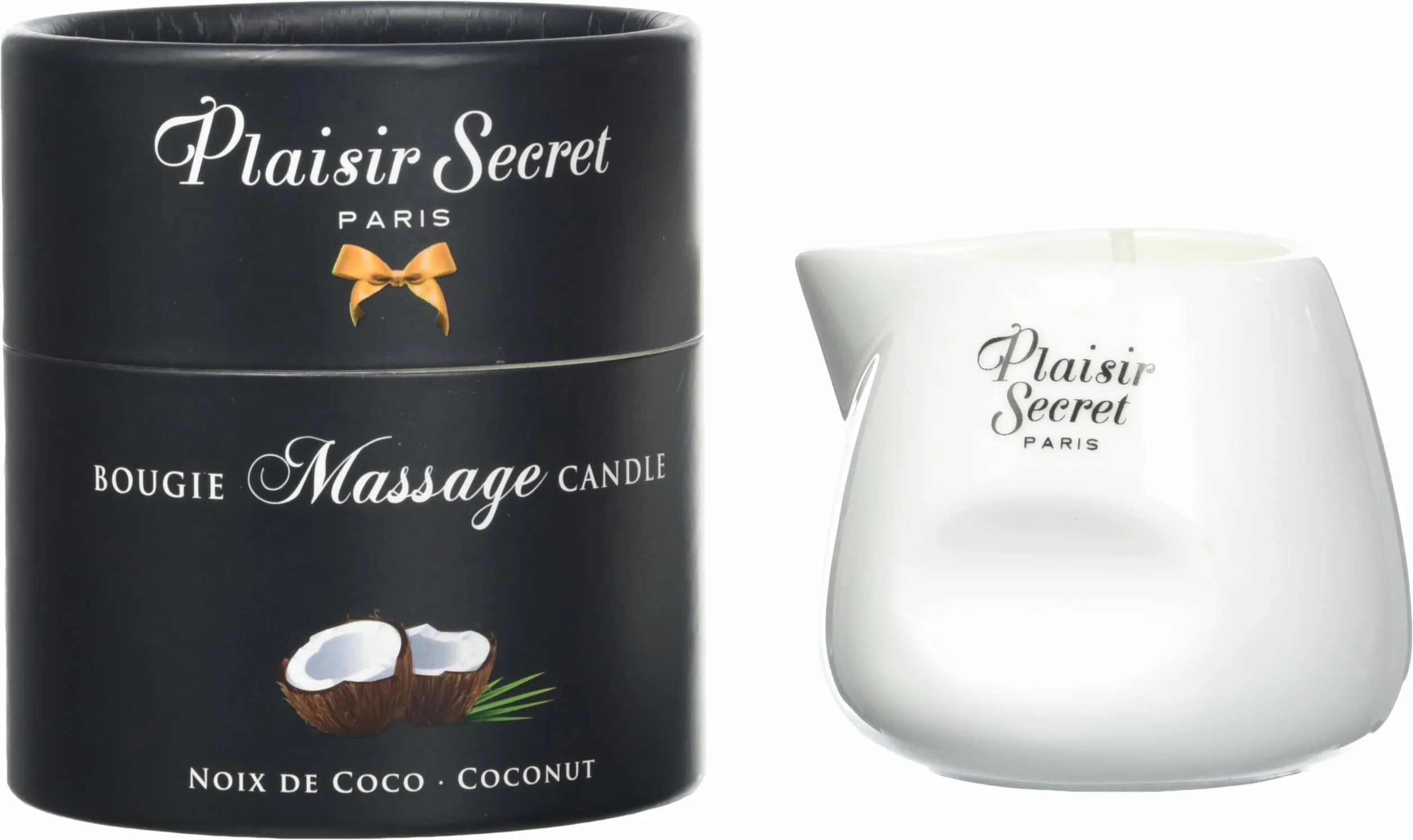 Plaisirs Secrets Candela da Massaggio Profumo Gourmet al Cocco 80 ml