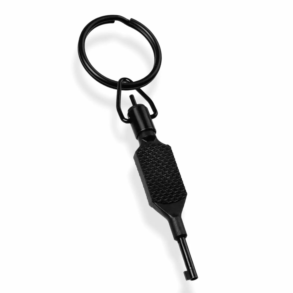Chiave Manette Polizia Vero - Chiave Universale Piatta Girevole con Anello Polimero Acero