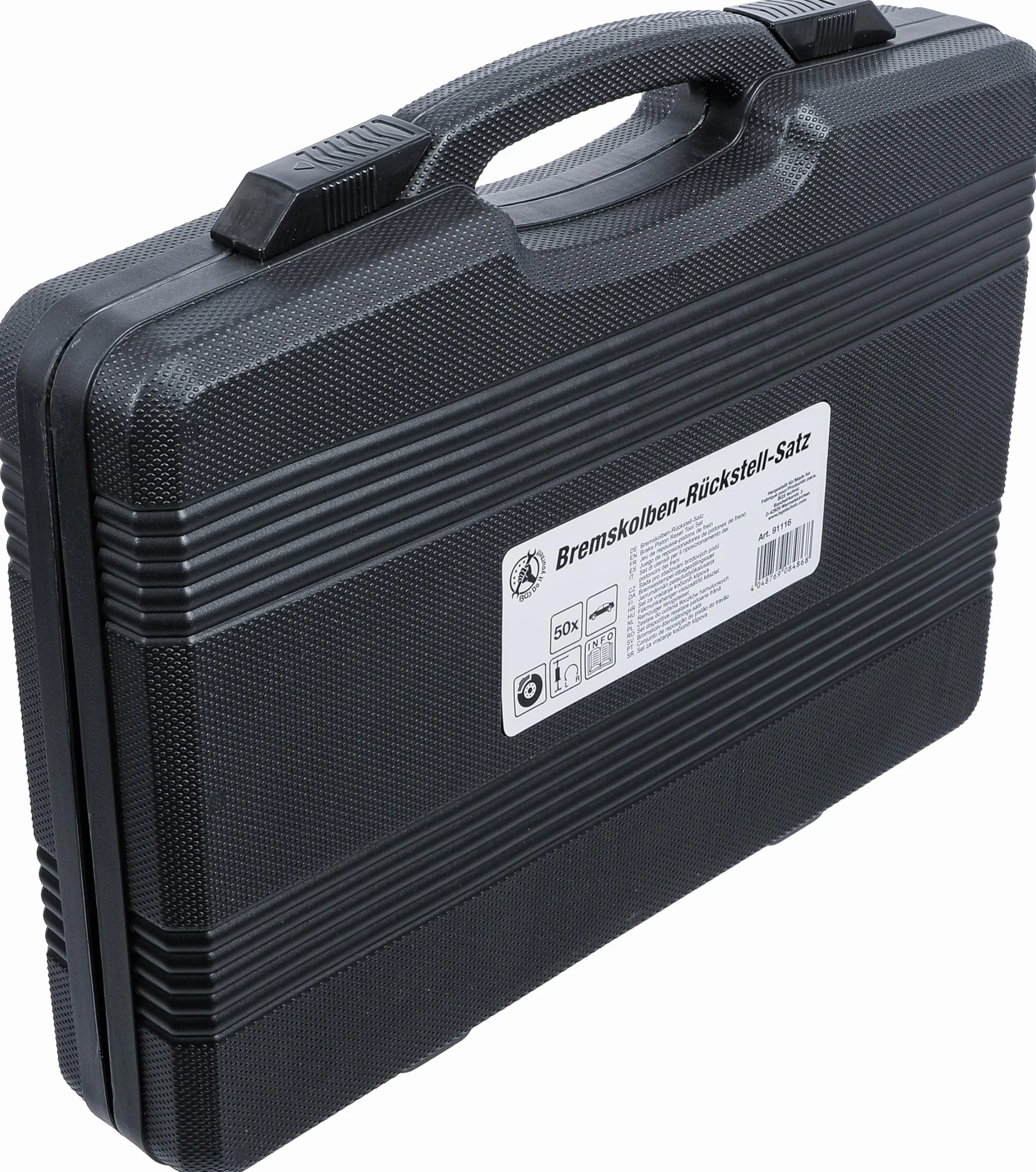 BGS Set di utensili per riposizionamento pistoncini freni 50 pz
