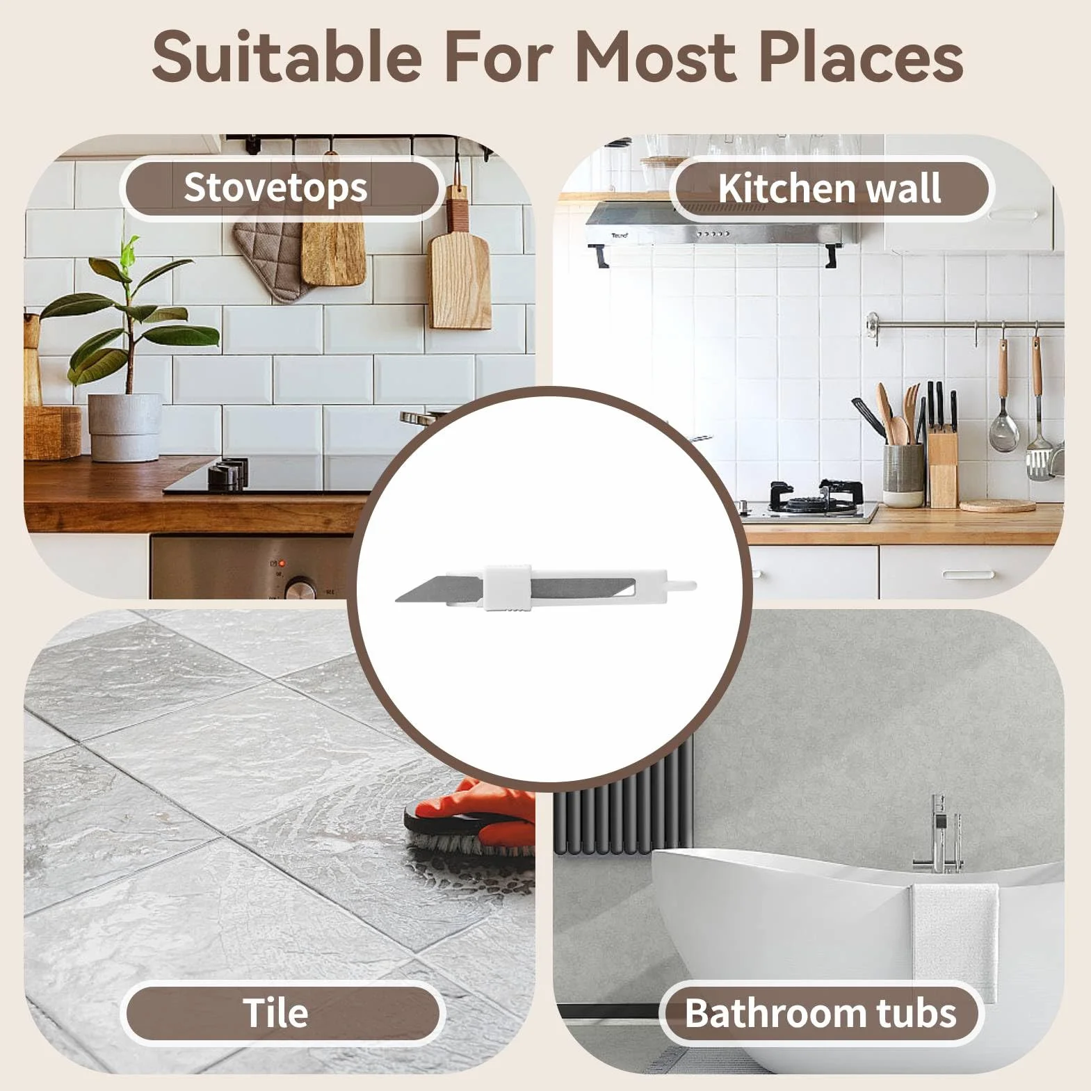 Gomma anti-calcare anti-ruggine per pulizia cucina bagno casa