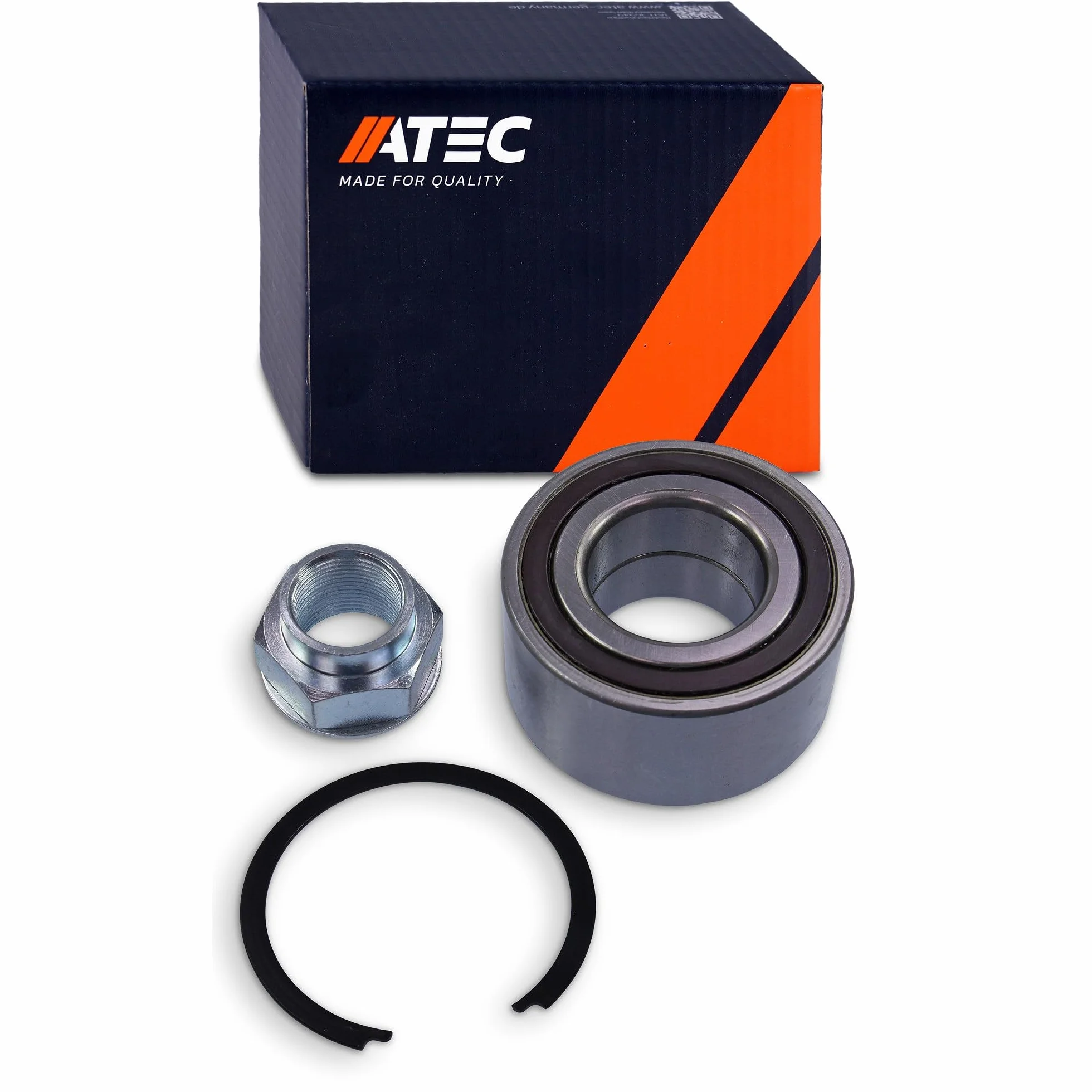 ATEC Germany 1x set cuscinetti ruota anteriore, compatibile con FIAT 500L (351_, 352_), BRAVO II (198_), DOBLO (263_), STILO (192_),LANCIA DELTA III (844_), OPEL COMBO (X12)