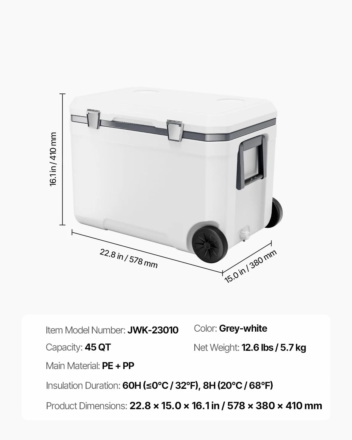 VEVOR Refrigeratore Portatile