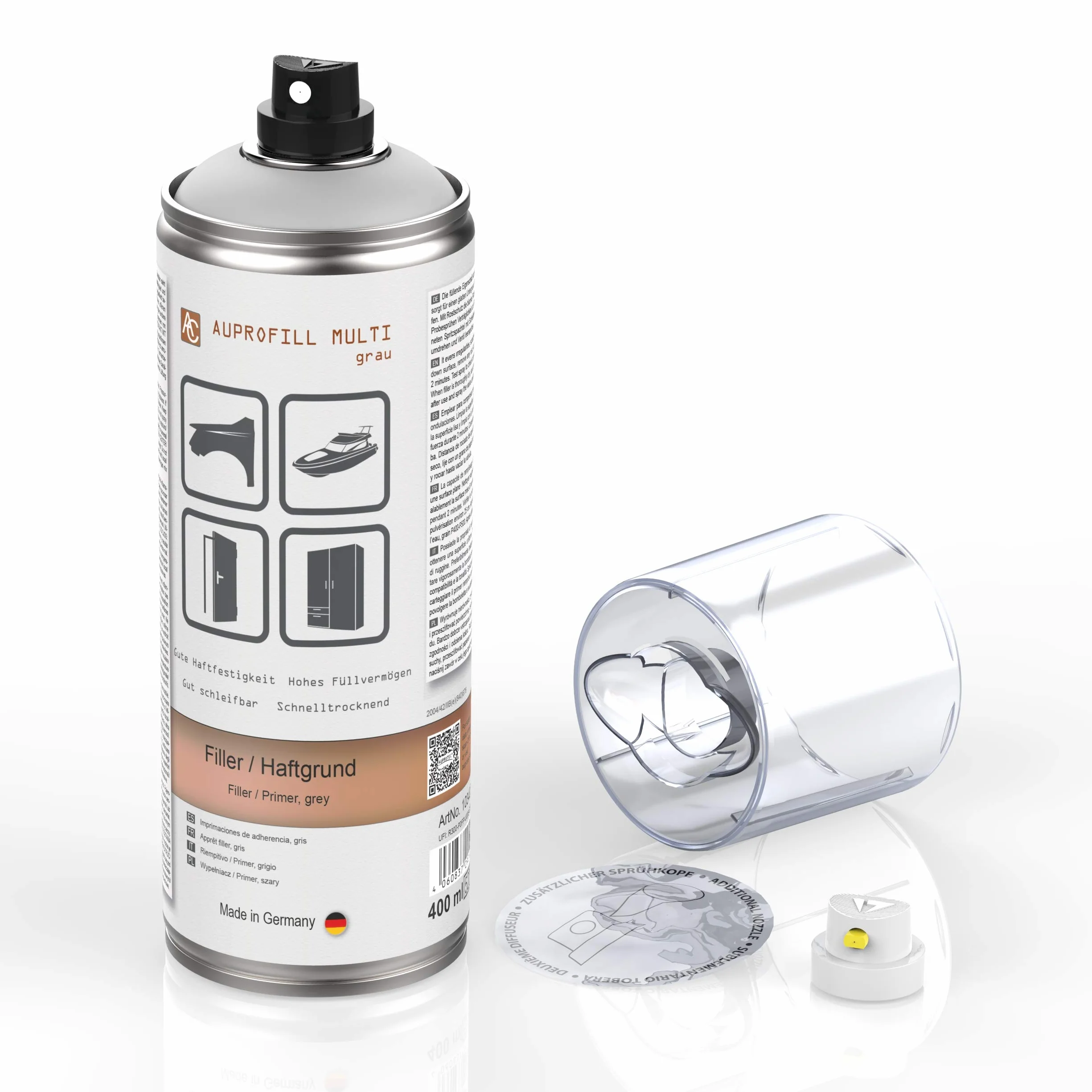 AUPROTEC Auprofil Multi Filler Base Adesiva Grigio 400 ML