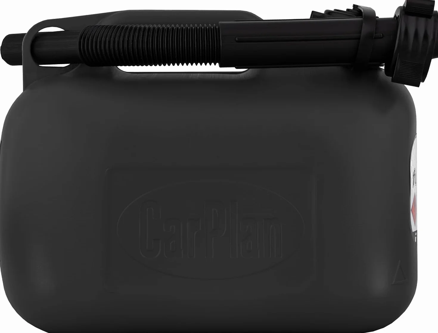 CarPlan Tanica Gasolio 5 Litri Nera Omologata per Diesel Beccuccio Flessibile Antigoccia