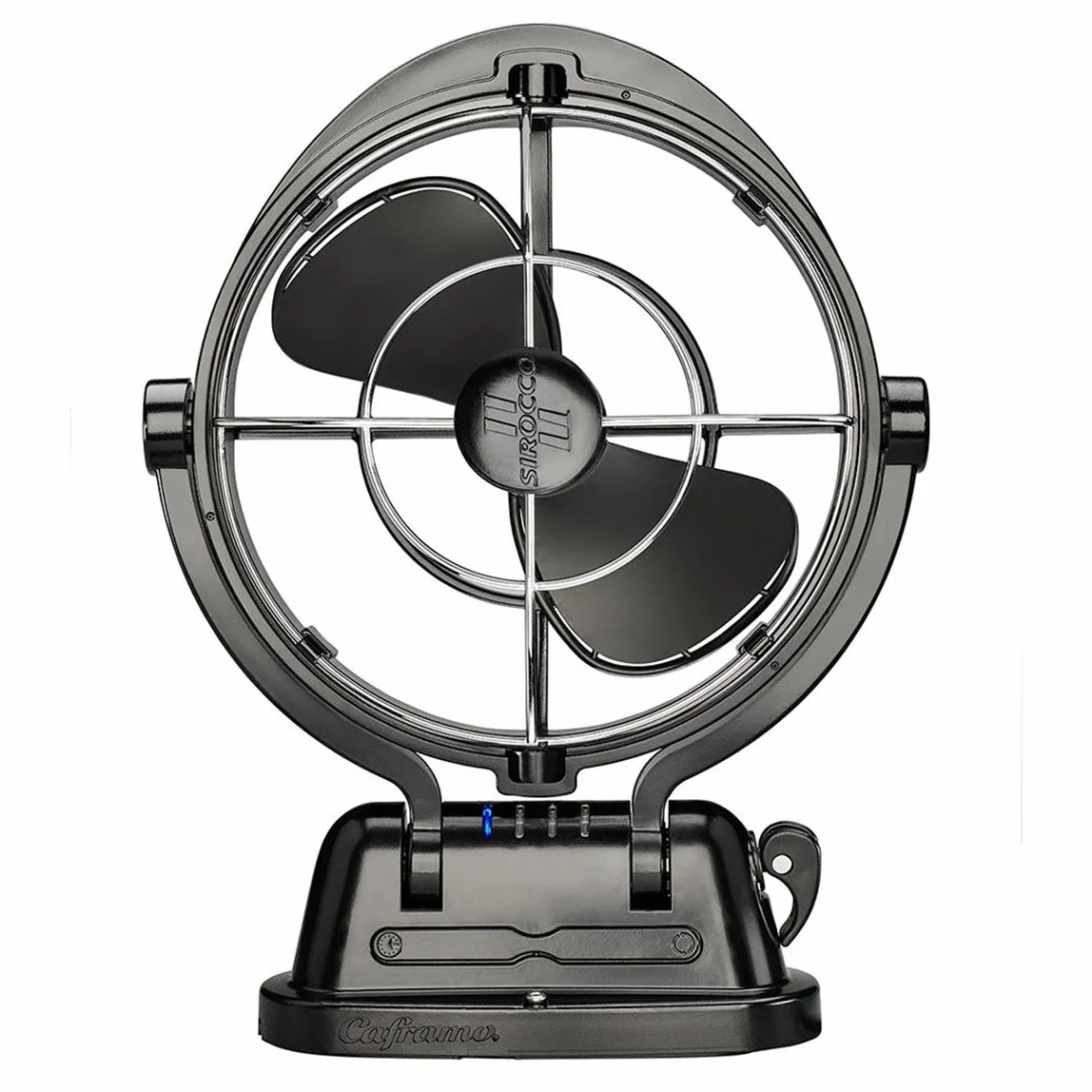 SEEKR Sirocco II ventola cardanica 3 velocità 125/185 CFM 12/24 V nero