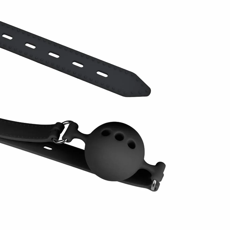 Bocca traspirante Gag Silicone SM Sex Toy BDSM Fetish Bondage