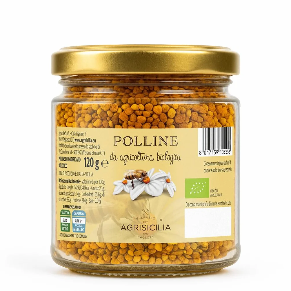 Agrisicilia Polline Di Fiori Da Agricoltura Biologica 120 g