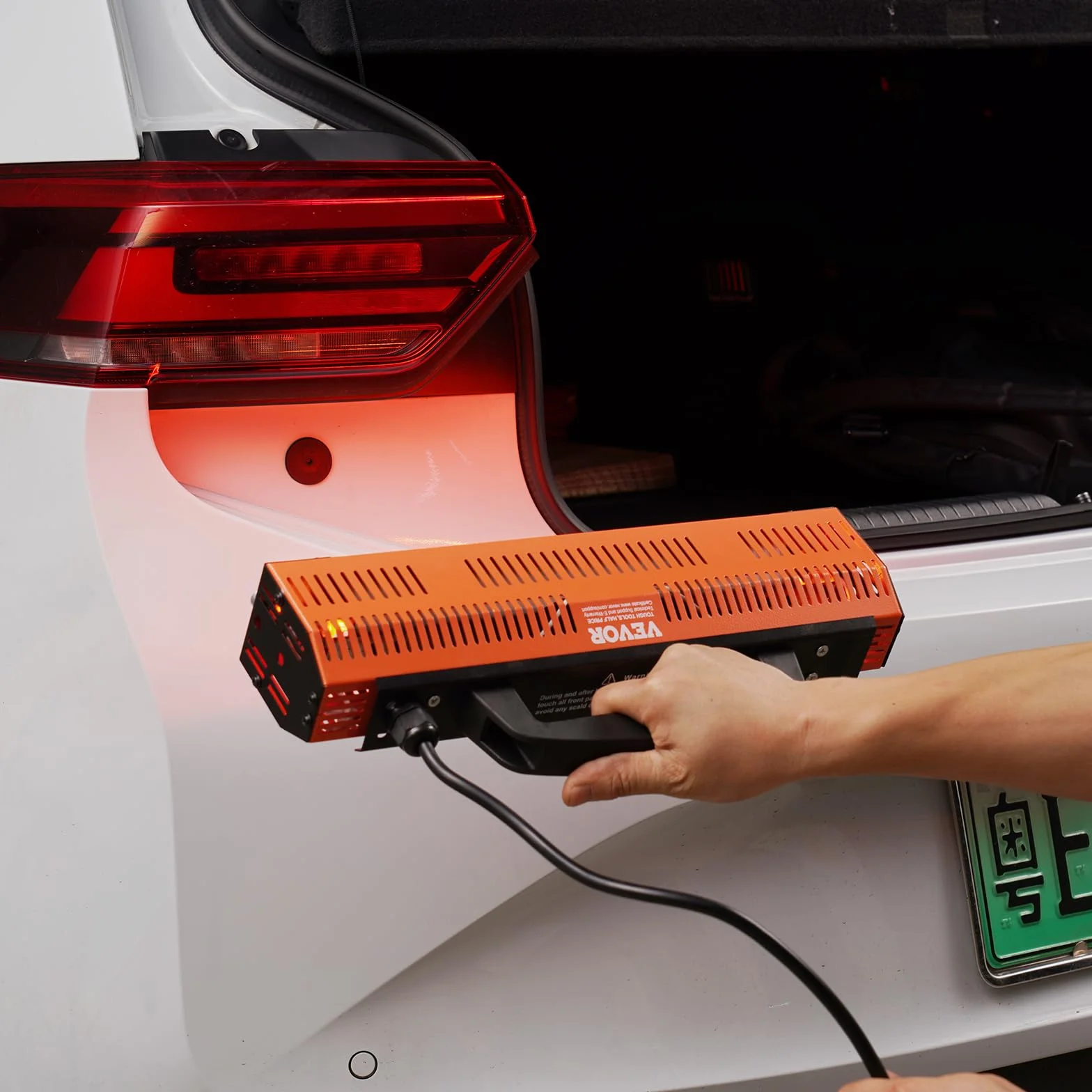 VEVOR Lampada Polimerizzante a Infrarossi 1000 W Lampada Polimerizzante per auto, Riscaldamento Automatico, Riscaldatori per Cabine di Cottura a Spruzzo per Area Cottura 0,23 ㎡ Riparazioni in Loco