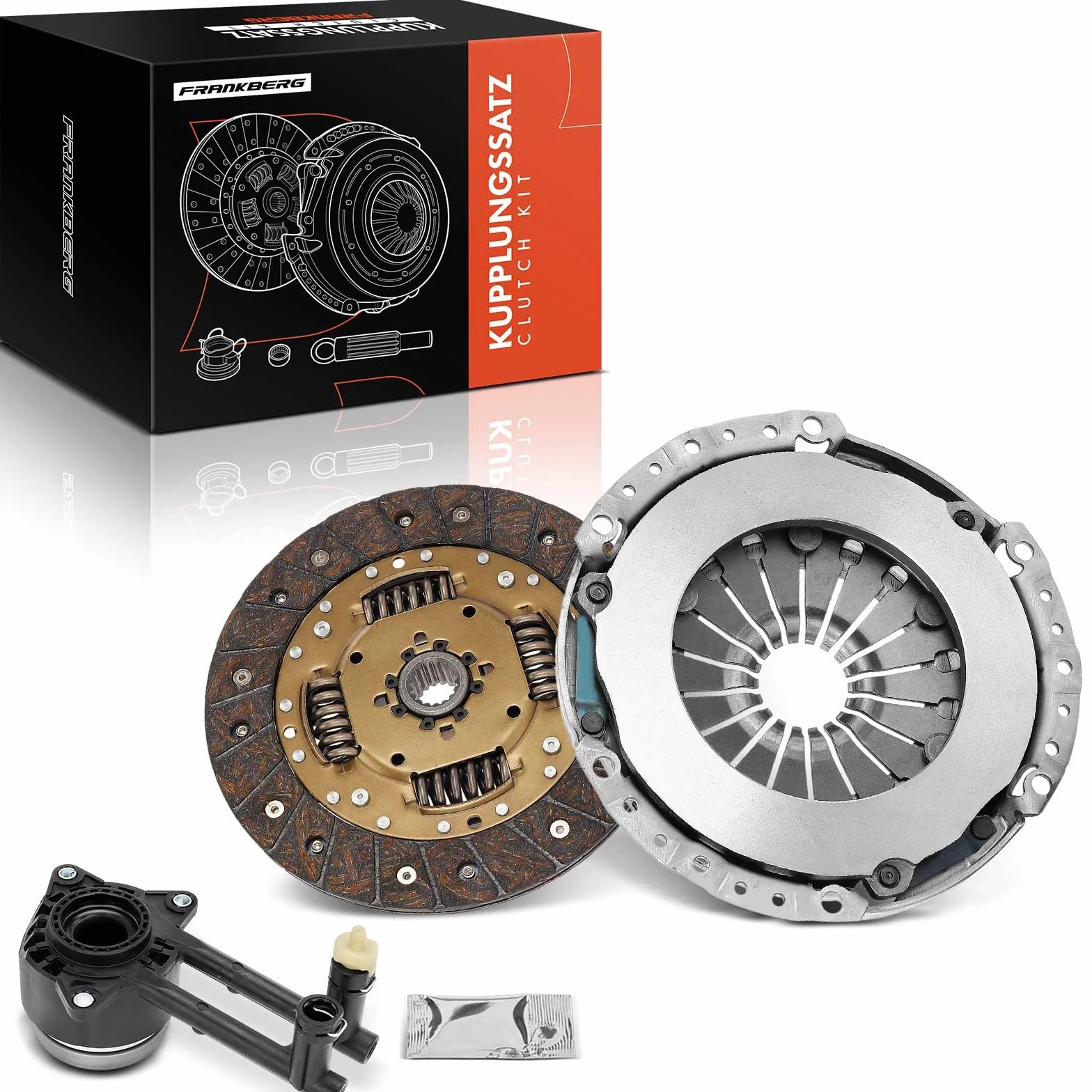 Frankberg Frizione Set frizione Compatibile con 2 DY Fiesta V JD JH Fusion JU KA RB Fiesta IV Sì JB Replace# 1075776