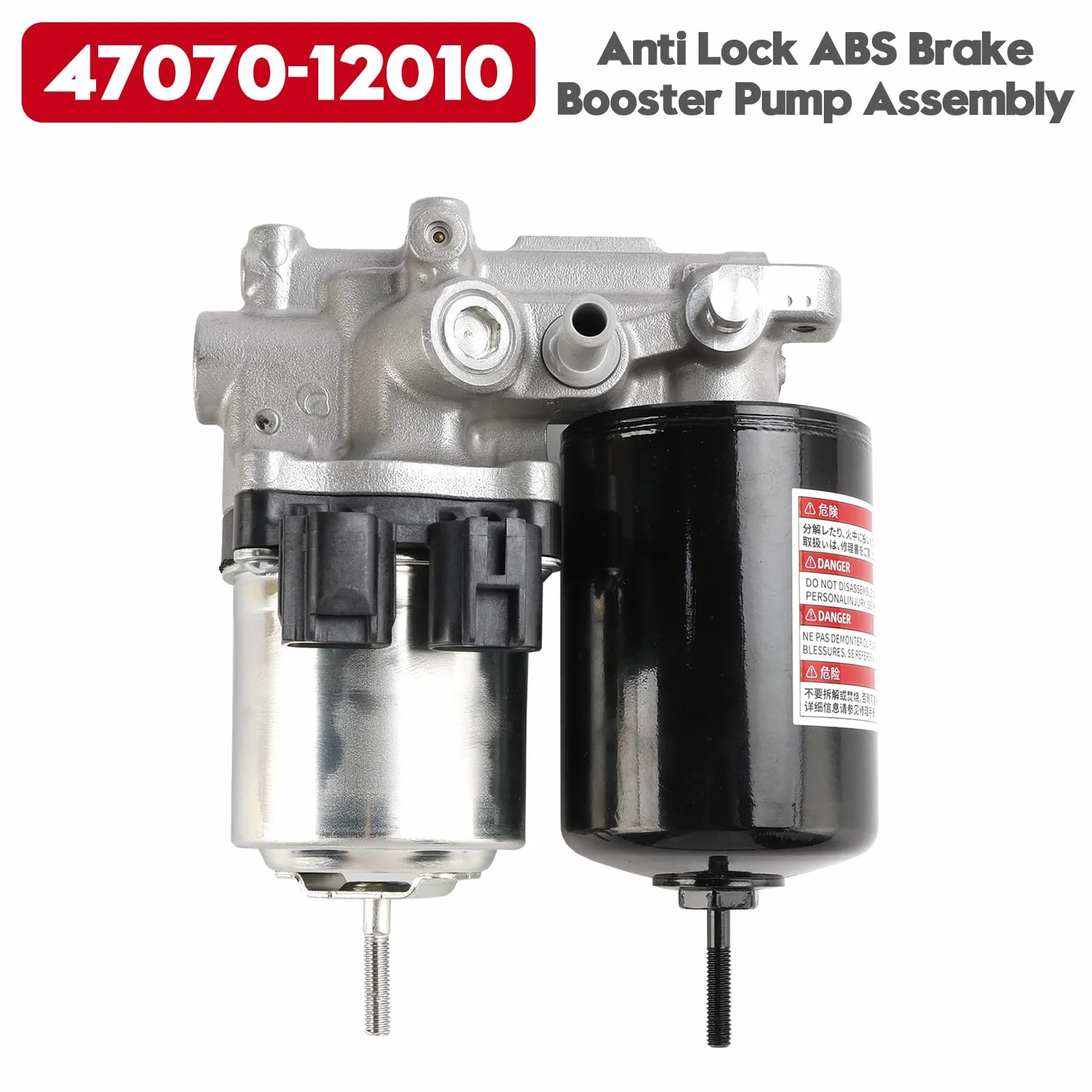 Topteng Anti Lock ABS Brake Booster Pump Assembly 47070-12010 Adatto per Toyota Prius/Corolla, Adatto per Lexus CT200H NX300