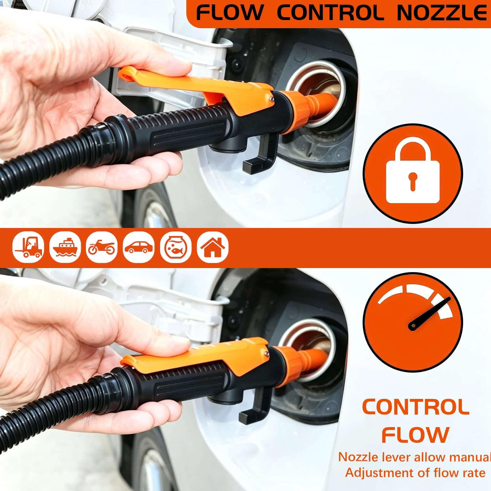 Pompa di trasferimento carburante a batteria portatile con controllo flusso benzina diesel olio gas acqua