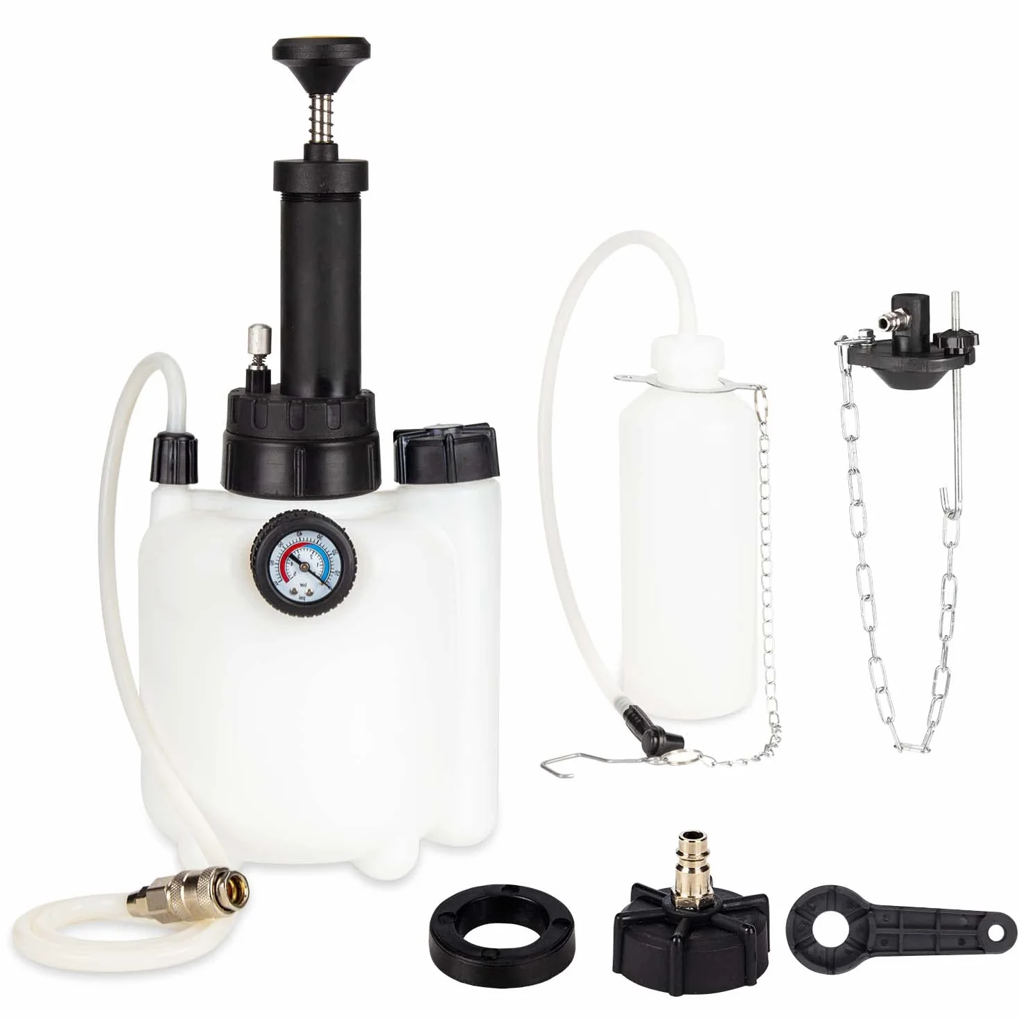 Spurgo dei Freni 3L Sistema di Spurgo per Freno e Frizione con E20 Adattatore e Adattatore Universale