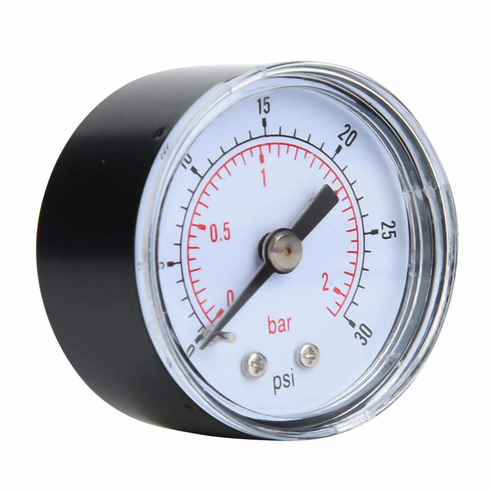Manometro aria meccanico BSPT 1/8 pollice 0-30 psi 0-2 bar