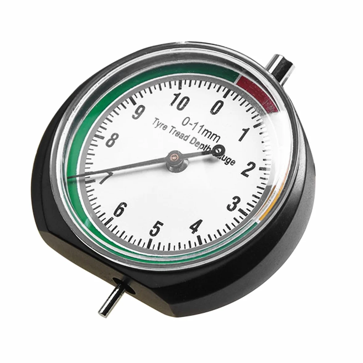 POFET Misuratore di Profondità Battistrada 0-11mm Asta Rotonda per Auto Moto