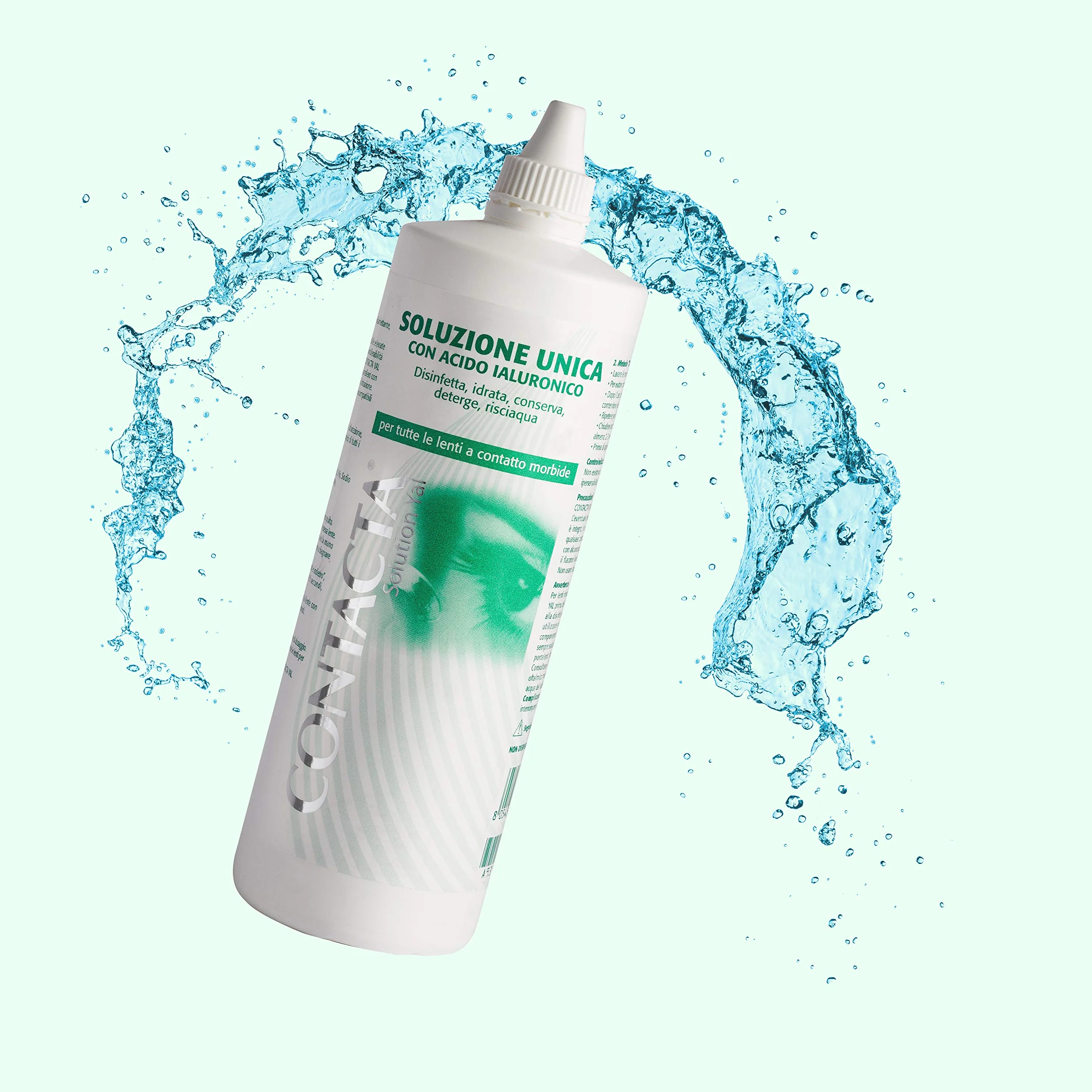 Contacta Solution Yal Soluzione Unica per Lenti a Contatto con Acido Ialuronico 360 ml