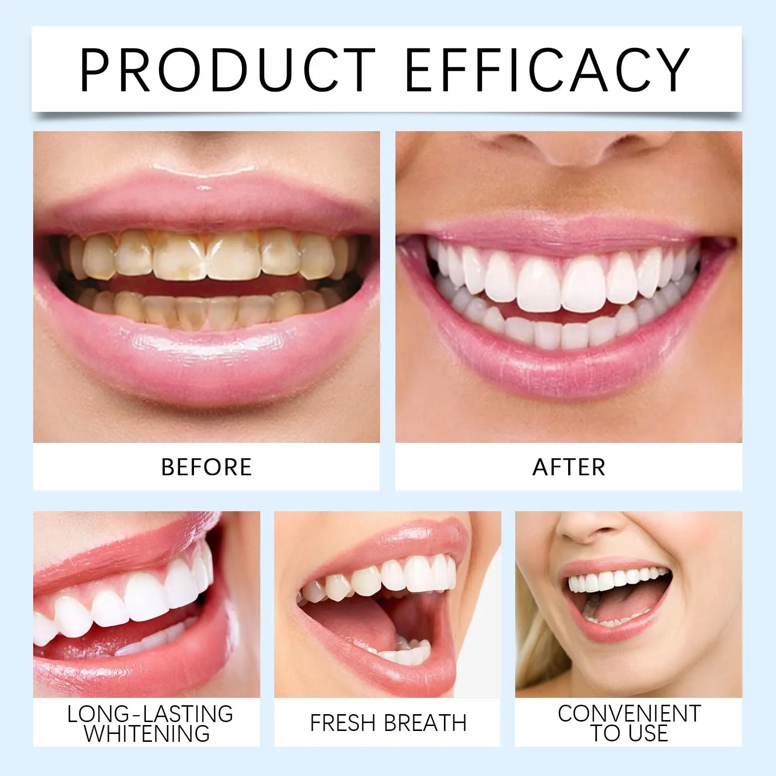 Miraloud Tooth Polish - Instant Clean Smile, Natural Teeth Whitening Paint, Portable & Long-Lasting, Gentle Care Naturals Formula ToothPaint (1PC)