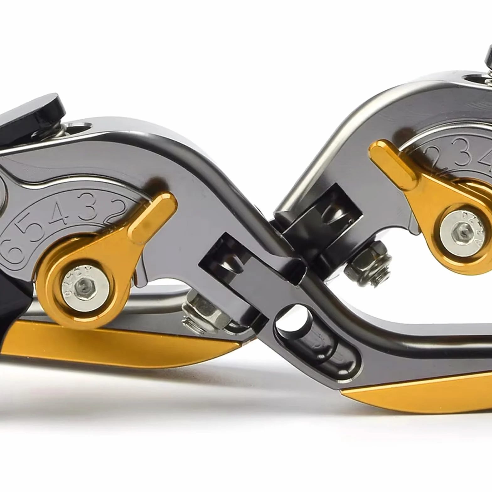 XADV750 X-ADV 750 2017-2023 Leve Freno e Frizione Pieghevoli Estensibili Regolabili Titanio-nero