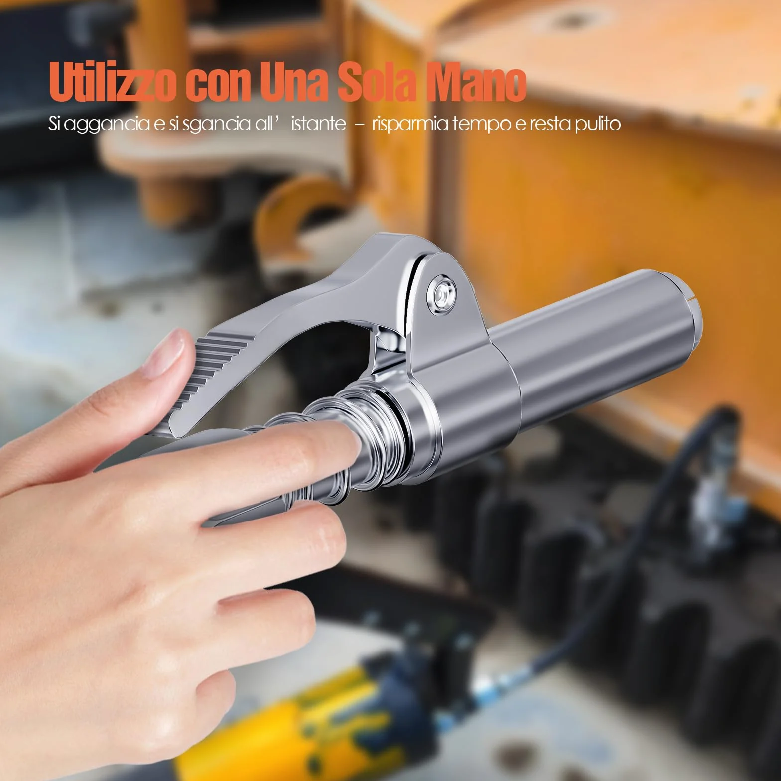 Profesjonalne Adaptery do Pistoletu Smarowniczego 2 szt. – 1/8" NPT, SAE, Metryczne