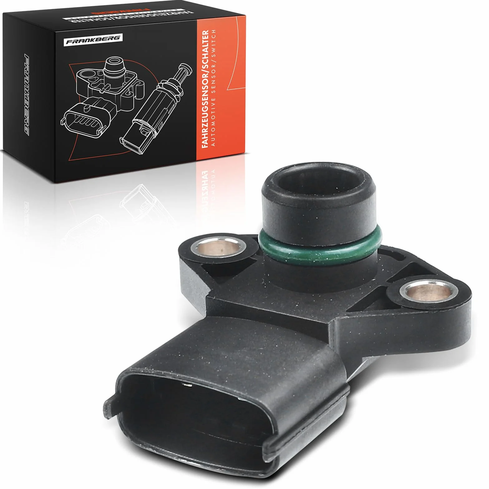 Frankberg Sensore pressione differenziale Pressione gas di scarico Compatibile con Tucson TL TLE Sportage QL QLE Cee'D Sportswagon JD i30 Coupé i40 CW VF Replace# 393002B050