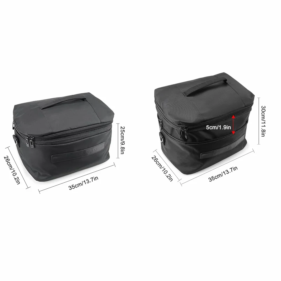R1300GS Borsa interna per Moto Borsa Impermeabile per Vario Topcase per BMW R 1300 GS Nero Accessori