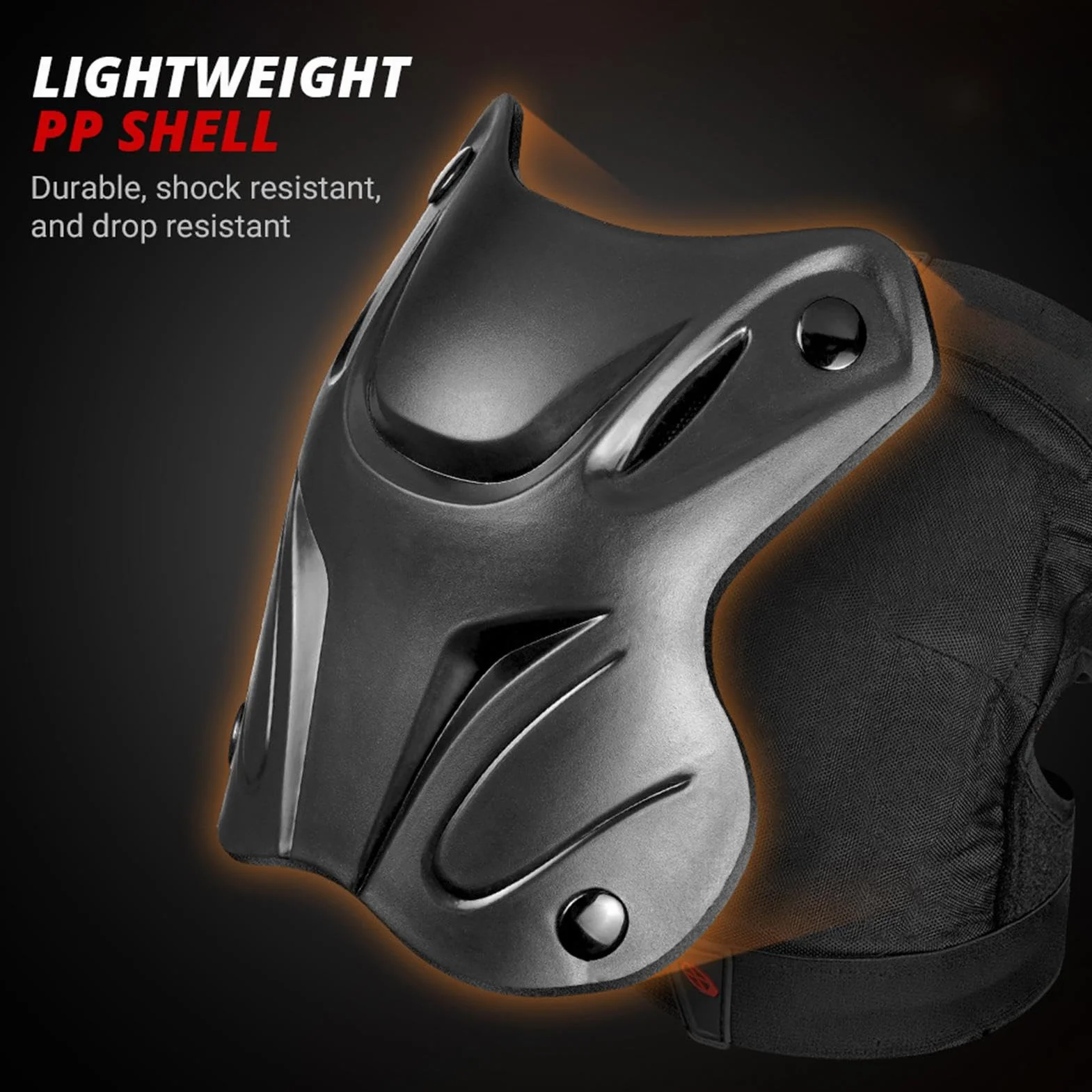 Brift Cuscinetti Ginocchia Gomiti Moto Protezione Antiurto Regolabili Accessori Bicicletta Pattinaggio