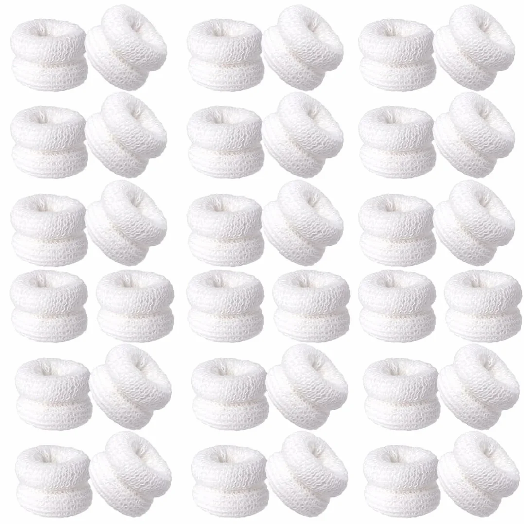 Benda Tubolare per Dita, Bendaggio Proteggi Dita Mano, Fascia Protettiva Traspirante (Bianco, 36 Pezzi)