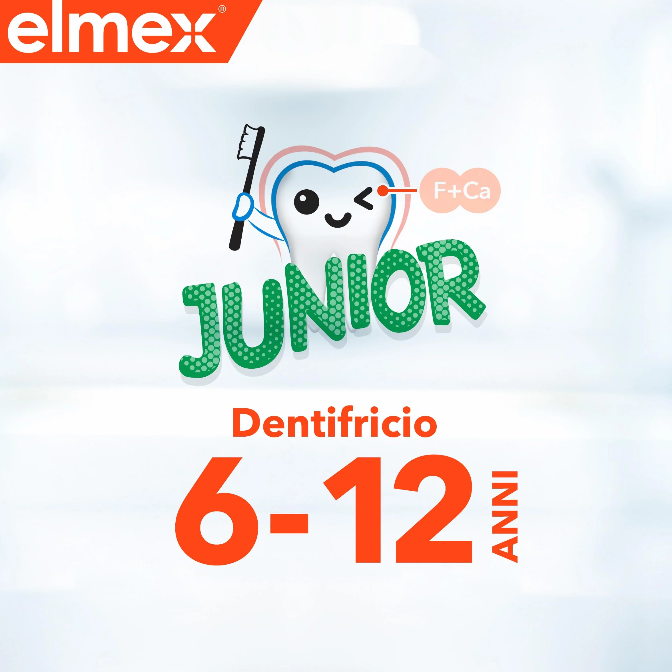 Elmex Dentifricio Junior 75ml Protezione Carie Bambini Denti Permanenti
