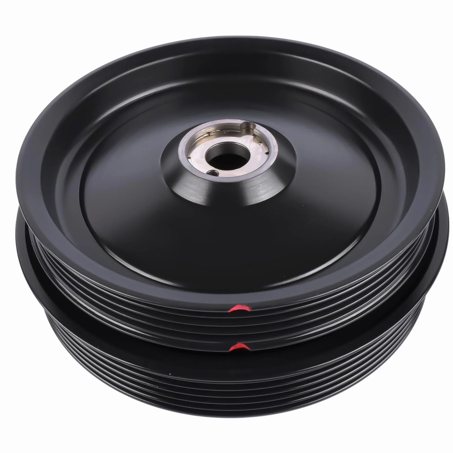 Bisenya Puleggia con smorzatore di vibrazioni anteriore per Smart Fortwo Cabrio 451 0.8 CDI 1.0 Turbo Electric