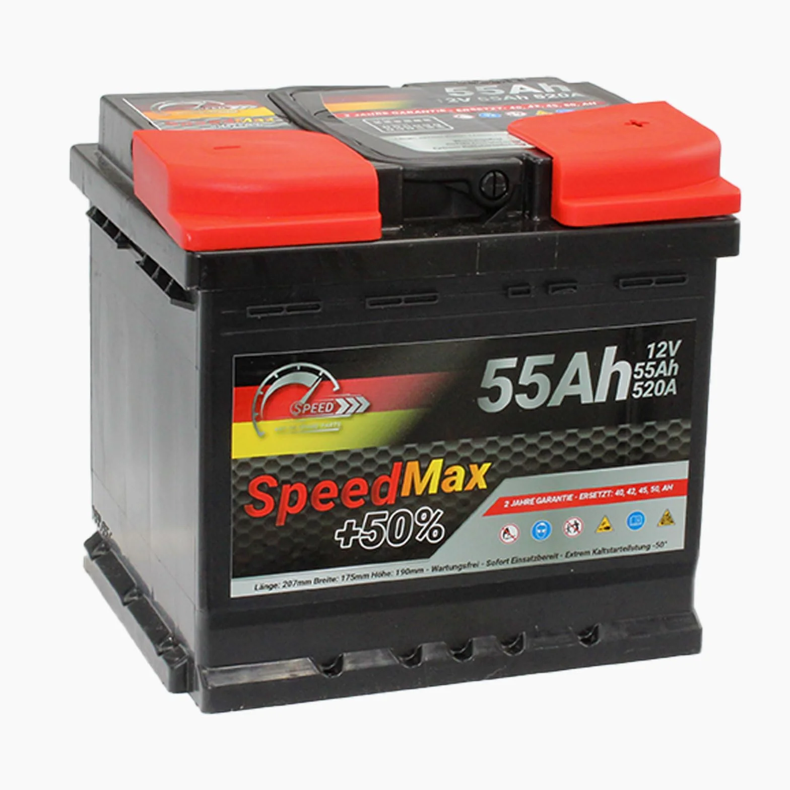 SMC BATTERIA AUTO SPEED L1MAX - 55Ah 520A 12V senza manutenzione pronta all'uso