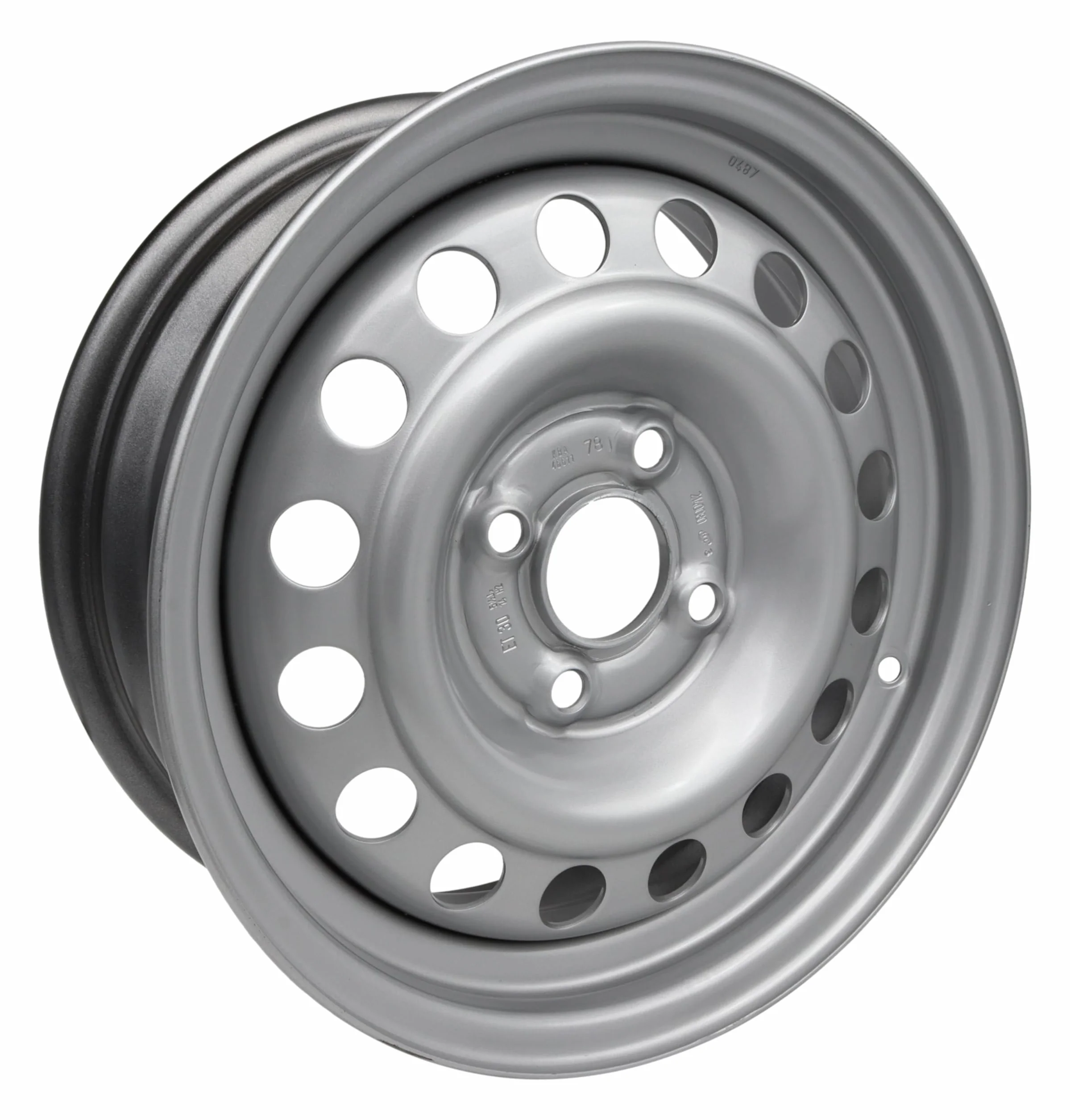 trailer parts4u - Cerchione in acciaio per rimorchio 5,5 J x 14 pollici 100x4, ET30, portata 700 kg, ML 57, per roulotte, caravan, rimorchio, campeggio, con valvola (singolo)