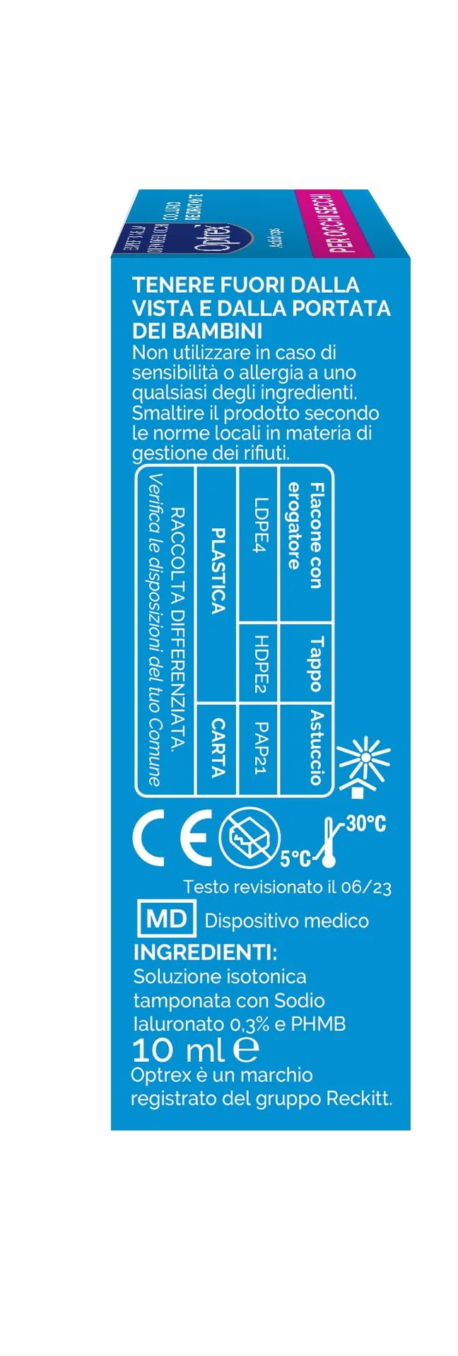Optrex Actidrops Collirio Reidratante per occhi secchi 10ml