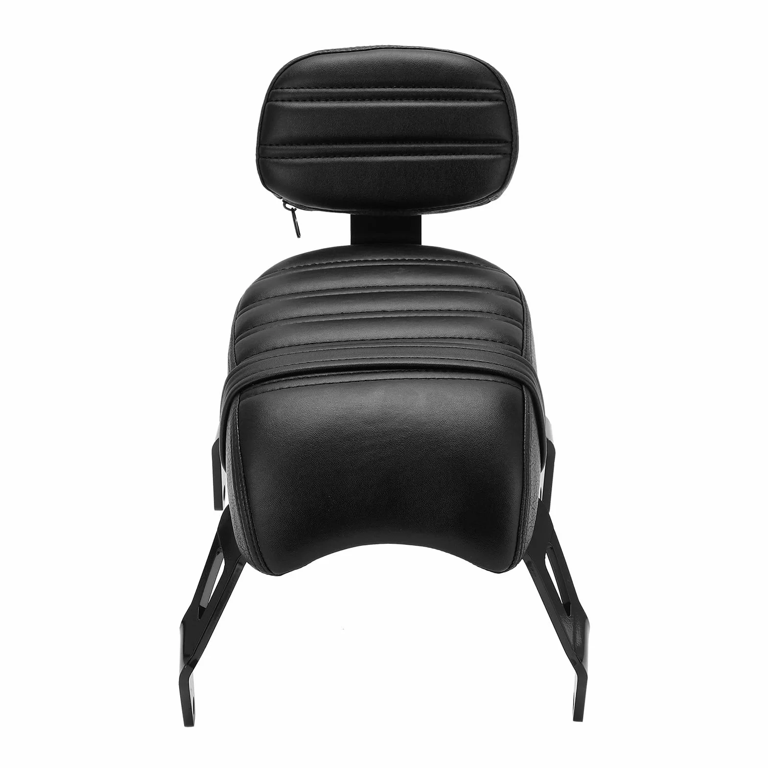 Sedile per passeggero con schienale corto per Indian Bobber, guida comoda per piloti a lunga distanza (nero)