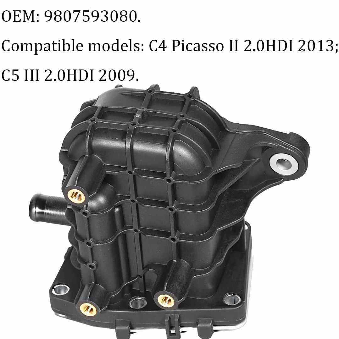 9807593080 Egr Cooler Housing Ricambio per Ford SMAX Peugeot 308 508 Citroen DS4 DS5 C4 C5 3553004 1861749
