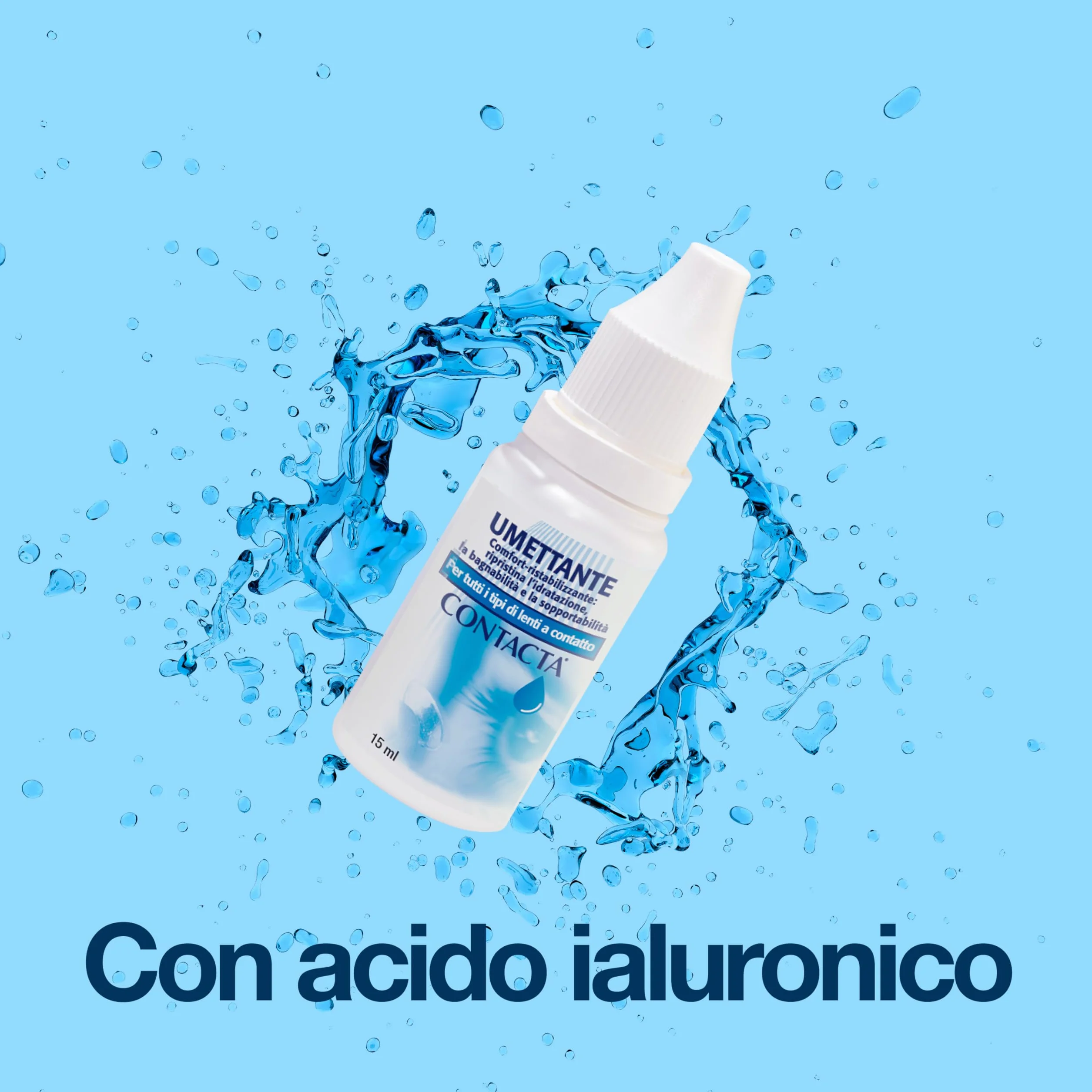 Contacta Soluzione Umettante Acido Ialuronico per Lenti a Contatto 15 ml