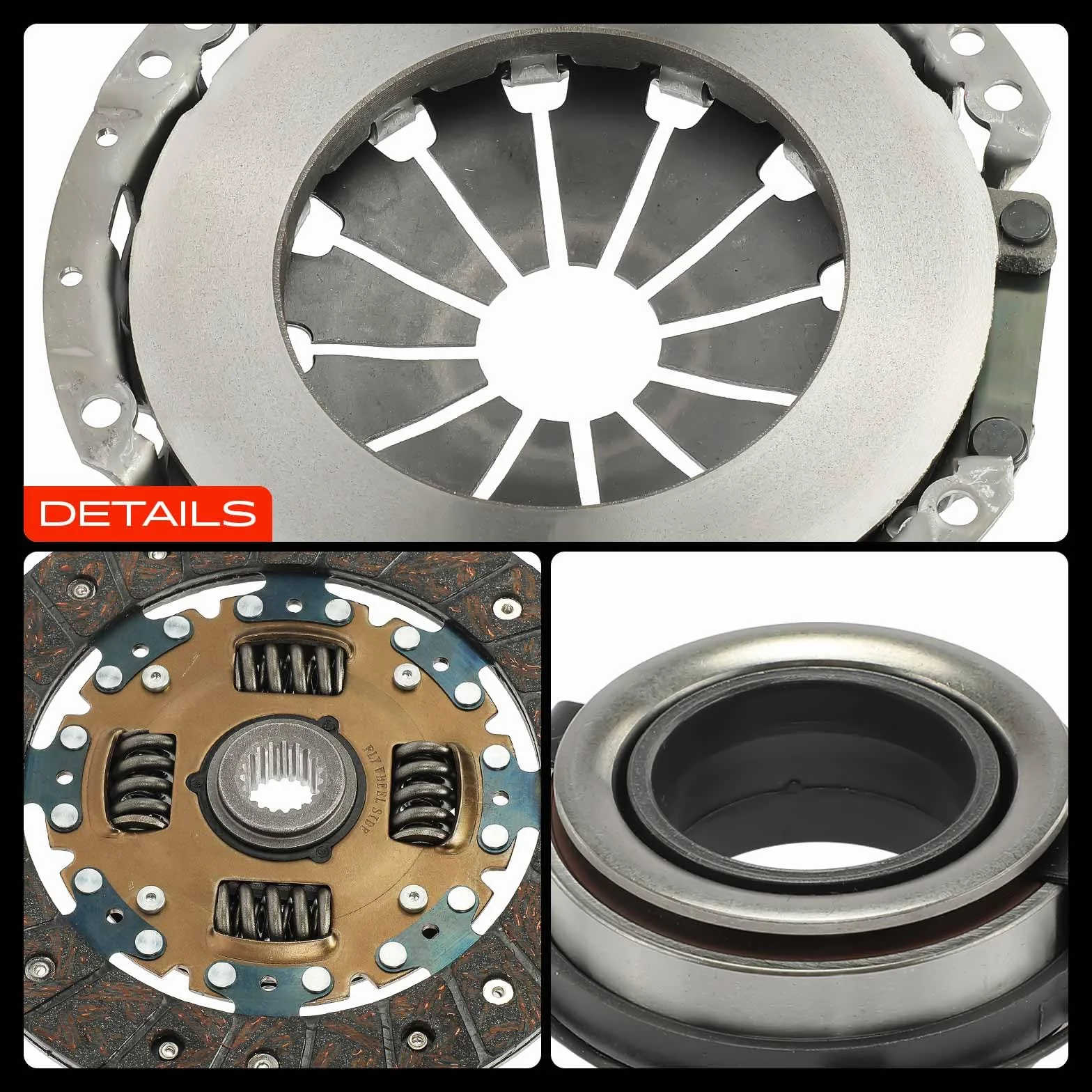 Frankberg Frizione Set frizione Compatibile con Yaris P1 1.0 1999-2005 Replace# 619300300,3160122001