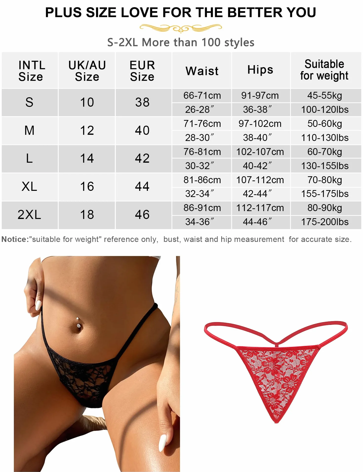 Perizoma Donna Sexy Hot Pizzo Taglie Forti Intimo Lingerie Curvy Tanga Slip Brasiliana Elegante Lace Thong Mesh Panties