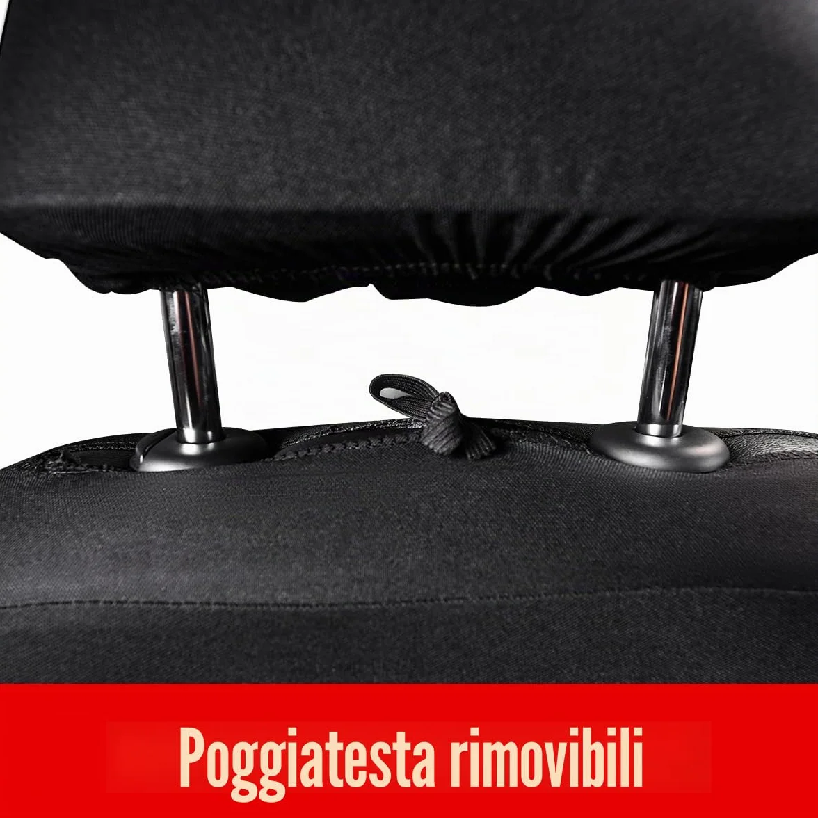 AUTOYOUTH Copri Sedili Auto Universali, Compatibile con Airbag Laterale, Nero