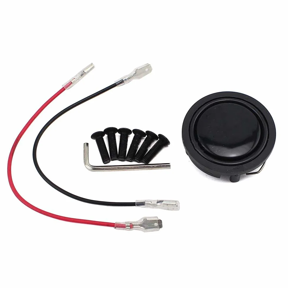Volante Sportivo Auto,Volante da Corsa 13 pollici 330MM modifica volante strumenti personalizzato in pelle profonda disco racing drift accessori(White)