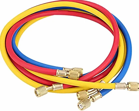 KATSU Tools R134a Set manometro collettore A/C condizionatore d'aria con tubo ricarica 5 piedi