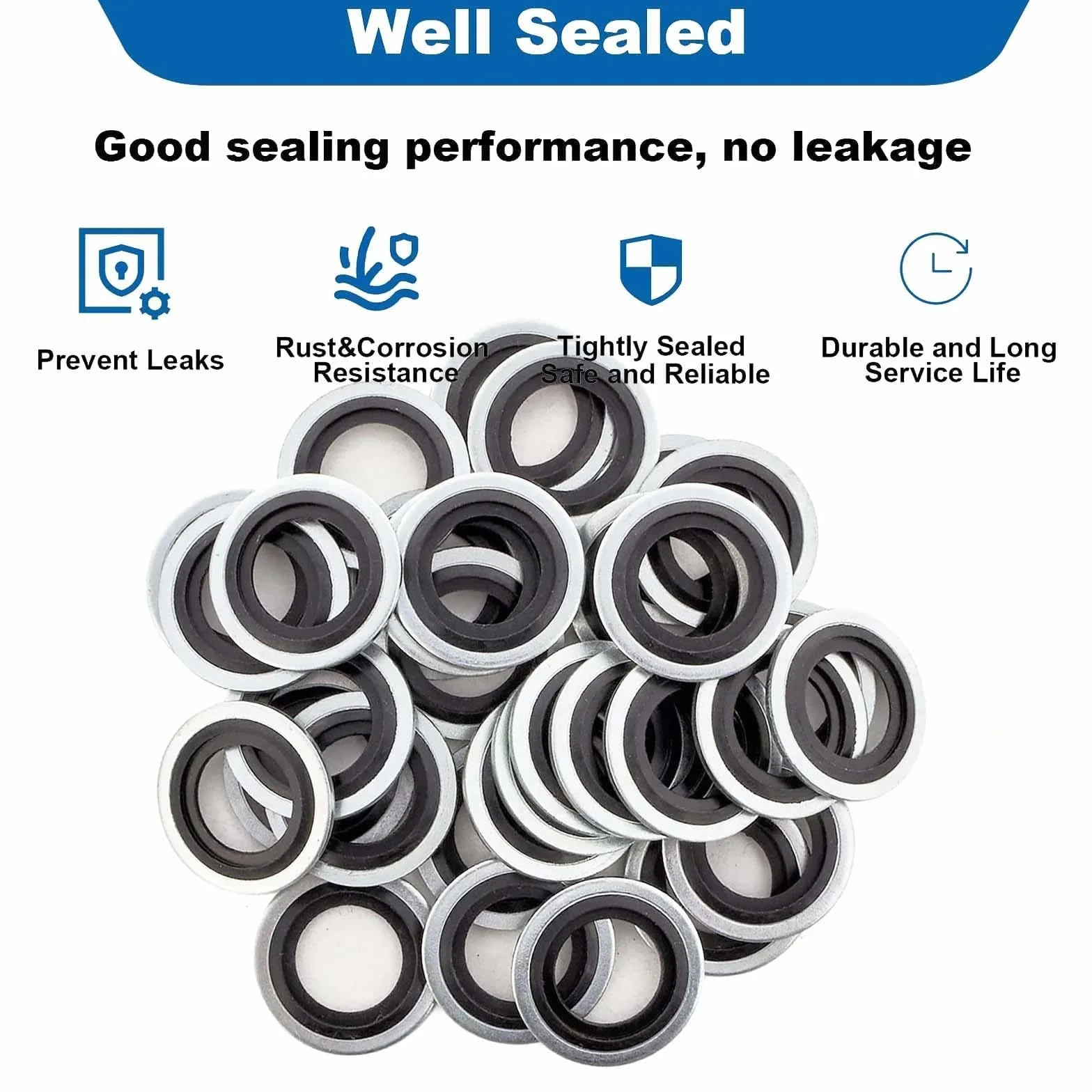 20 Guarnizioni di ricambio per viti di scarico dell'olio, Guarnizioni per tappo di scarico olio compatibili con Captur Clio Laguna Megane, OEM 110265505R, 6079970345, 8200641648, 3121867, 770